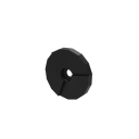 Rubber inlay for glass clamp